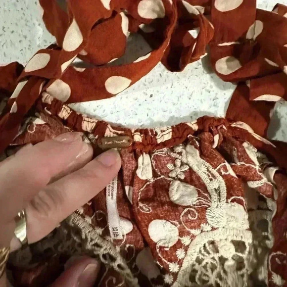 Free People Womens Tops Free People Lunch Date Halter Top Size XS - Picture 4 of 4